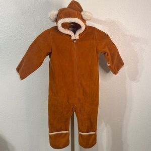 Columbia Baby Bear Hood Fleece Bunting 18-24M NWT